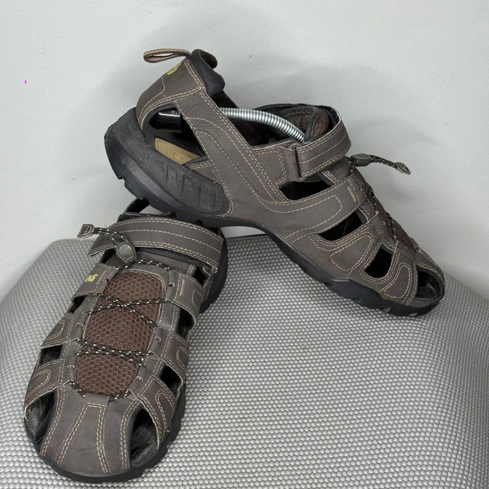 Teva Sandals‎ Forebay Sport Hiking Outdoor Fisherman 1001116 Sz 12 Men's Brown